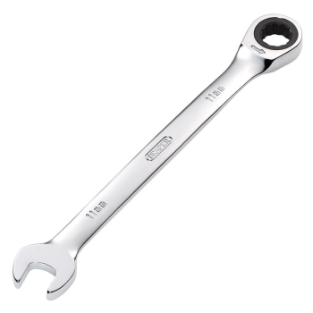 Draper 8230MM Metric Ratcheting Combination Spanner, 11mm - Code: 31008 - Pack Qty 1