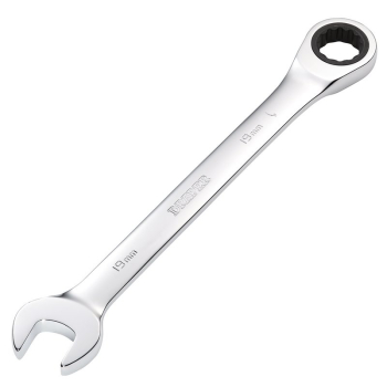 Draper 8230MM Metric Ratcheting Combination Spanner, 19mm - Code: 31018 - Pack Qty 1
