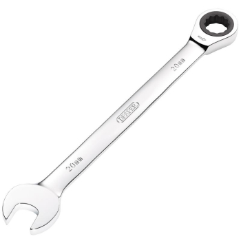 Draper 8230MM Metric Ratcheting Combination Spanner, 20mm - Code: 31019 - Pack Qty 1