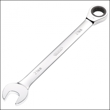 Draper 8230MM Metric Ratcheting Combination Spanner, 21mm - Code: 31020 - Pack Qty 1
