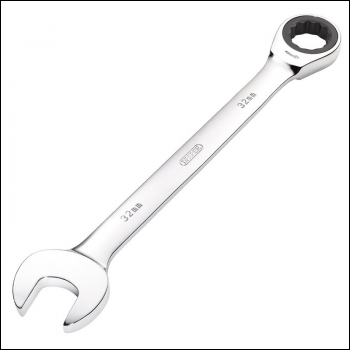 Draper 8230MM Metric Ratcheting Combination Spanner, 32mm - Code: 31027 - Pack Qty 1