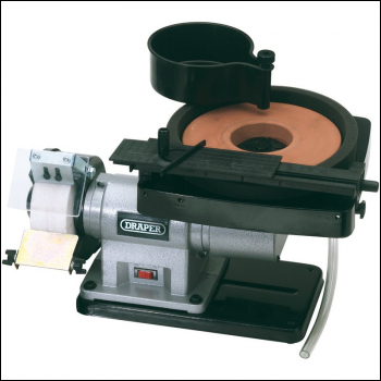 Draper GWD205A Wet and Dry Bench Grinder, 350W - Code: 31235 - Pack Qty 1
