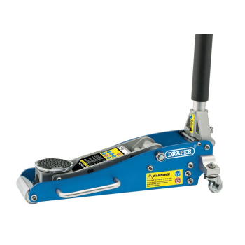 Draper TJA125 Aluminium Low Profile Trolley Jack, 1.25 Tonne - Code: 31242 - Pack Qty 1