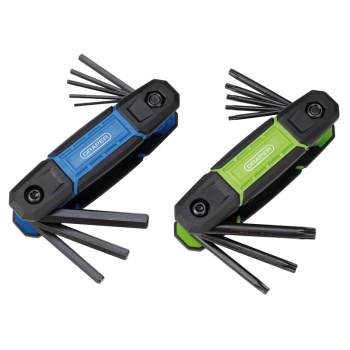 Draper 8FHKS2 TX-STAR® and Metric Folding Hex Key Set (16 Piece) - Code: 31269 - Pack Qty 1
