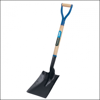Draper BS Steel Square Mouth Builders Shovel with Hardwood Shaft - Code: 31391 - Pack Qty 1