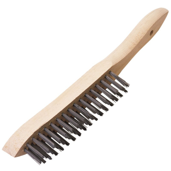 Draper WB-HD/I Draper Expert Heavy Duty 3 Row Wire Scratch Brush, 310mm - Code: 31548 - Pack Qty 1