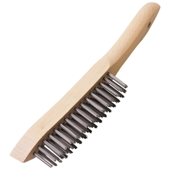 Draper WB-HD/I Draper Expert Heavy Duty 4 Row Wire Scratch Brush, 310mm - Code: 31563 - Pack Qty 1