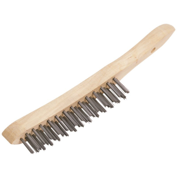 Draper WB/I Wire Scratch Brush, 3 Row, 290mm - Code: 31569 - Pack Qty 1