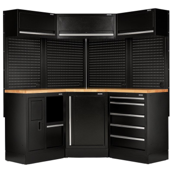 Draper MS400WCORNCOMBO BUNKER® 18 Piece Modular Storage Corner Combo with Hardwood Worktop, 3454mm - Code: 31640 - Pack Qty 1