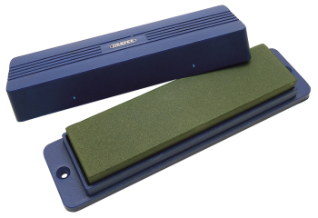 Draper 1008/45A Silicone Carbide Sharpening Stone with Box, 200 x 50 x 25mm - Code: 31696 - Pack Qty 1