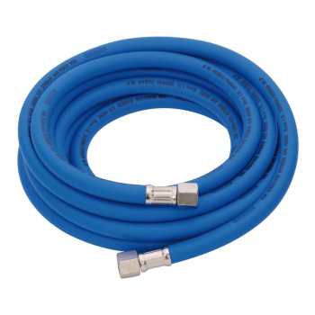 Draper HHVAH5M5/16 High Visibility Hybrid Air Hose, 5m x 8mm, 1/4 inch  BSP, Blue - Code: 31733 - Pack Qty 1