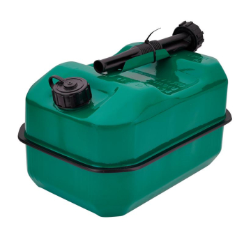 Draper SFFC10LGR Flat Steel Fuel Can, 10L, Green - Code: 31791 - Pack Qty 1