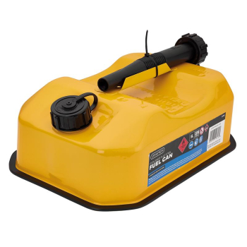Draper SFFC5LEX Explosafe&nbsp;Flat Steel Fuel Can, 5L, Yellow - Code: 31793 - Pack Qty 1