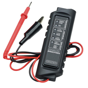Draper BAA1224 12/24V Battery and Alternator Analyser - Code: 31848 - Pack Qty 1
