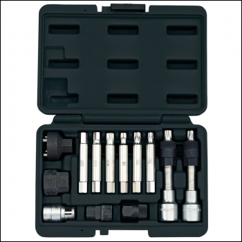 Draper AFWPS13 Alternator Pulley Tool Kit (13 Piece) - Code: 31913 - Pack Qty 1