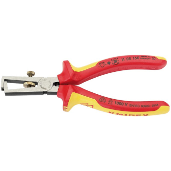 Draper 11 08 160 UKSBE KNIPEX 11 08 160UKSBE VDE Insulation Stripper, 160mm - Code: 31930 - Pack Qty 1