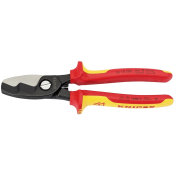 Draper 95 18 200 UKSBE KNIPEX 95 18 200UKSBE VDE Fully Insulated Cable Shears, 200mm - Code: 32023 - Pack Qty 1