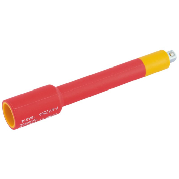 Draper B-EXT-VDE Draper Expert VDE Approved Fully Insulated Extension Bar, 1/4 inch  Sq. Dr., 100mm - Discontinued - Code: 32078 - Pack Qty 1