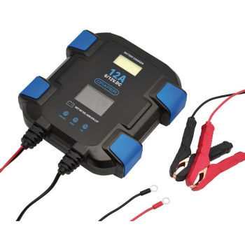 Draper SBC12 12A 6/12V Smart Battery Charger with Light - Code: 32283 - Pack Qty 1