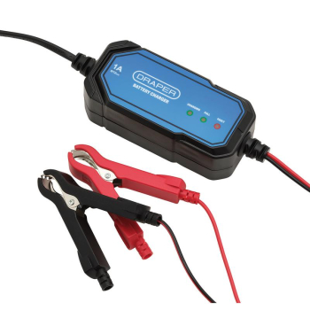 Draper BCM1 1A 6/12V Smart Battery Charger - Code: 32295 - Pack Qty 1