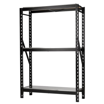 BUNKER 14 Piece Modular 3 Tier Racking with Stainless Steel Shelving, 1500mm - MS400-54-14PC S - Code: 32474 - Pack Qty 1