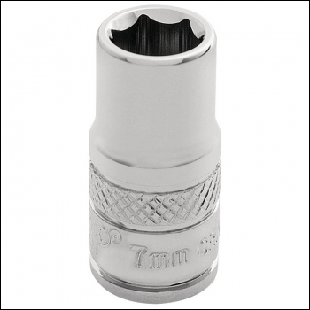 Draper B-MM/B Draper HI-TORQ® 6 Point Socket, 1/4 inch  Sq. Dr., 7mm - Code: 32487 - Pack Qty 1