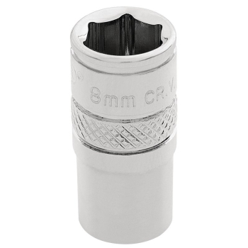 Draper B-MM/B Draper HI-TORQ® 6 Point Socket, 1/4 inch  Sq. Dr., 8mm - Code: 32536 - Pack Qty 1