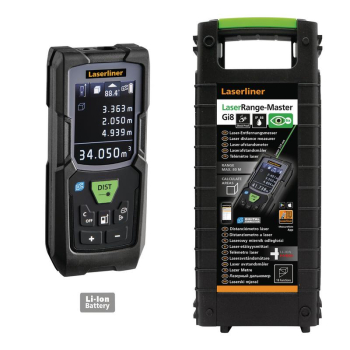 Draper 080.848A Laserliner 080.848A LaserRange-Master Gi8 Pro Laser Range Finder - Code: 32547 - Pack Qty 1