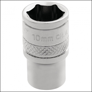 Draper B-MM/B Draper HI-TORQ® 6 Point Socket, 1/4 inch  Sq. Dr., 10mm - Code: 32562 - Pack Qty 1