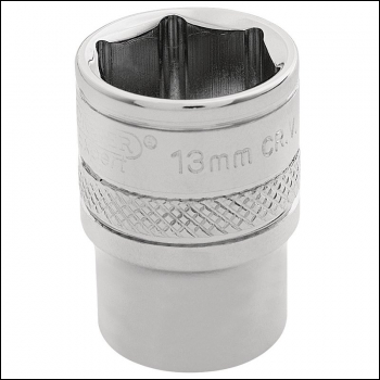 Draper B-MM/B Draper HI-TORQ® 6 Point Socket, 1/4 inch  Sq. Dr., 13mm - Code: 32633 - Pack Qty 1
