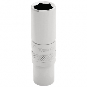 Draper BT-MM/B Draper HI-TORQ® 6 Point Deep Socket, 1/4 inch  Sq. Dr., 10mm - Code: 32761 - Pack Qty 1