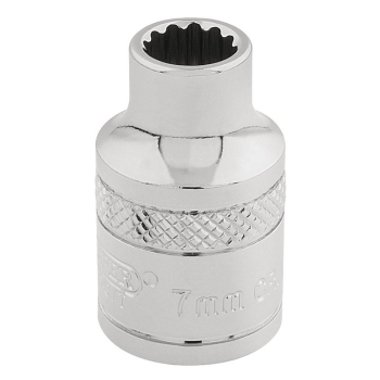 Draper D-MM/B Draper Expert HI-TORQ® 12 Point Socket, 3/8 inch  Sq. Dr., 7mm - Code: 32767 - Pack Qty 1