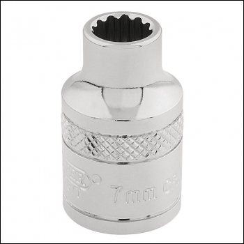 Draper D-MM/B Draper HI-TORQ® 12 Point Socket, 3/8 inch  Sq. Dr., 7mm - Code: 32767 - Pack Qty 1