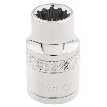 Draper D-MM/B Draper Expert HI-TORQ® 12 Point Socket, 3/8 inch  Sq. Dr., 9mm - Code: 32769 - Pack Qty 1