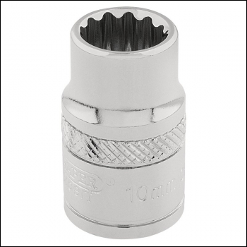 Draper D-MM/B Draper HI-TORQ® 12 Point Socket, 3/8 inch  Sq. Dr., 10mm - Code: 32770 - Pack Qty 1