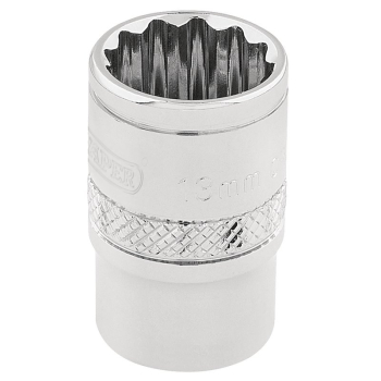 Draper D-MM/B Draper Expert HI-TORQ® 12 Point Socket, 3/8 inch  Sq. Dr., 13mm - Code: 32776 - Pack Qty 1