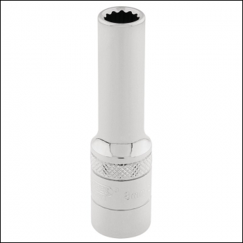Draper DT-MM/B Draper HI-TORQ® 12 Point Deep Socket, 3/8 inch  Sq. Dr., 8mm - Code: 32818 - Pack Qty 1