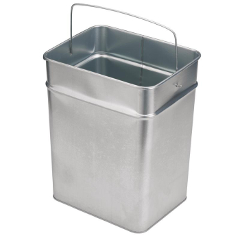 BUNKER Galvanised Trash Bin - MS400- GBIN - Code: 32855 - Pack Qty 1