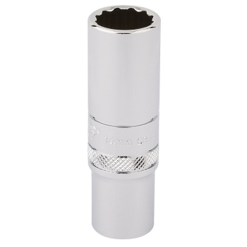 Draper DT-MM/B Draper Expert HI-TORQ® 12 Point Deep Socket, 3/8 inch  Sq. Dr., 14mm - Code: 32955 - Pack Qty 1
