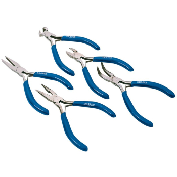 Draper 38A/5 Carbon Steel Mini Plier Set (5 Piece) - Code: 33057 - Pack Qty 1