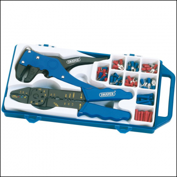Draper CT/WS 6 Way Crimping and Wire Stripping Kit - Discontinued - Code: 33079 - Pack Qty 1
