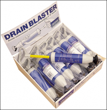 Draper SP3D(DSP3) Dispenser of Drain Blaster (12 Piece) - Code: 33082 - Pack Qty 12