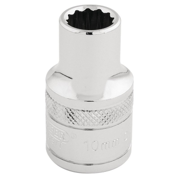 Draper H-MM/B Draper HI-TORQ® 12 Point Socket, 1/2 inch  Sq. Dr., 10mm - Code: 33093 - Pack Qty 1