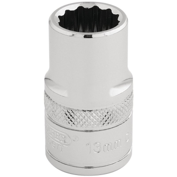 Draper H-MM/B Draper HI-TORQ® 12 Point Socket, 1/2 inch  Sq. Dr., 13mm - Code: 33105 - Pack Qty 1