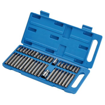 Draper MH40/BMC/B Draper TX-STAR® Hex. & Spline Mechanics Bit Set, 3/8, 1/2 inch  Sq. Dr. (40 Piece) - Code: 33323 - Pack Qty 1