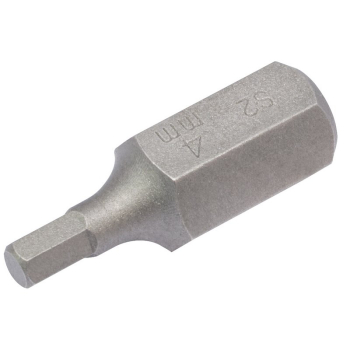 Draper YMH40/SC/B Draper Expert Hexagonal 10mm Insert Bit for Mechanics Bit Sets, 4mm x 30mm - Code: 33325 - Pack Qty 1