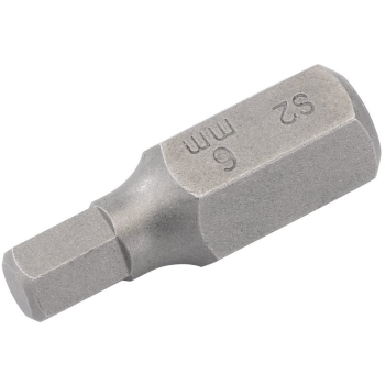 Draper YMH40/SC/B Draper Expert Hexagonal 10mm Insert Bit for Mechanics Bit Sets, 6mm x 30mm - Code: 33327 - Pack Qty 1