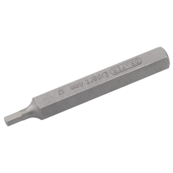 Draper YMH40/SC/B Draper Expert Hexagonal 10mm Insert Bit for Mechanics Bit Sets, 4mm x 75mm - Code: 33332 - Pack Qty 1