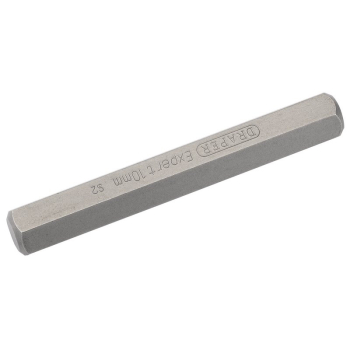 Draper YMH40/SC/B Draper Expert Hexagonal 10mm Insert Bit for Mechanics Bit Sets, 10mm x 75mm - Code: 33337 - Pack Qty 1