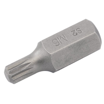 Draper YMH40/SC/B Draper Expert Spline 10mm Insert Bit for Mechanics Bit Sets, M6 x 30mm - Code: 33340 - Pack Qty 1
